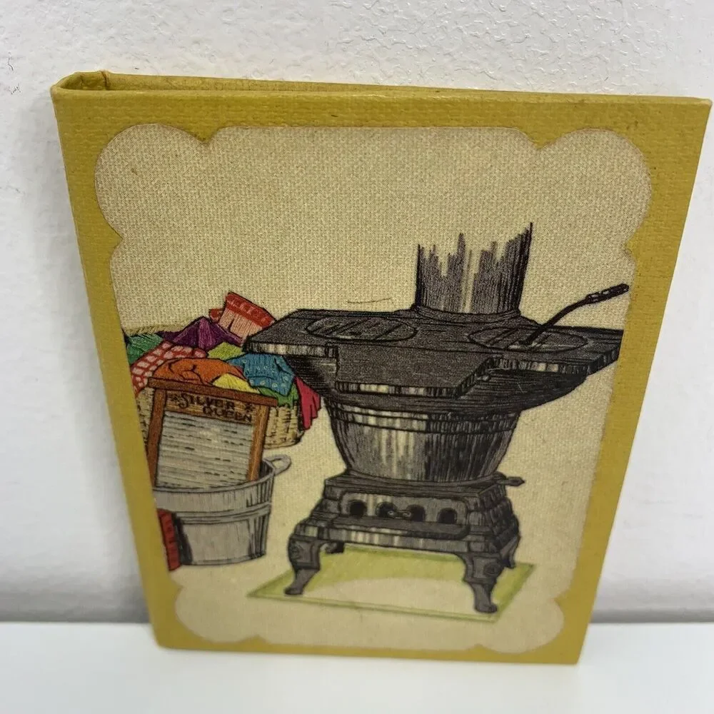 Vintage Americana Shopping List Pad With Pencil Holder Pocket USA Stylecraft